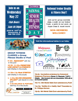 National Senior Health & Fitness Day - Special Website