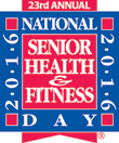 National Senior Health & Fitness Day logo