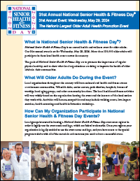 Center for Family Health - Wednesday, May 29 is National Senior